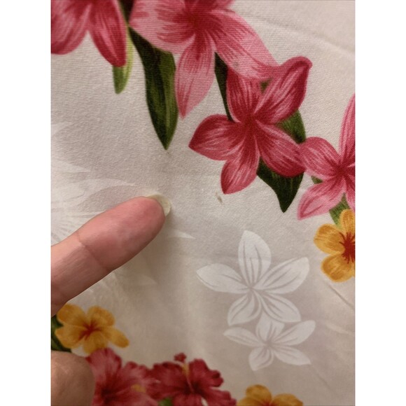 Paradise Bay Dress Made in Hawaii Women's Large Floral Vtg Rayon Tropical Resort - Picture 8 of 12